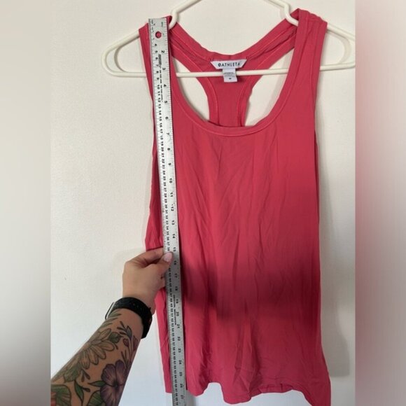 NWOT Athleta Pink Tank Top Size Medium - Picture 3 of 7